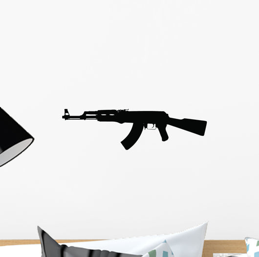 Ak-47 Assault Rifle Wall Decal