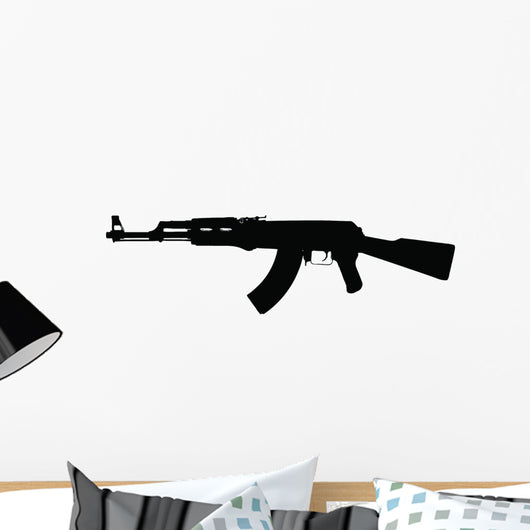 Ak-47 Assault Rifle Wall Decal