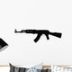 Ak-47 Assault Rifle Wall Decal