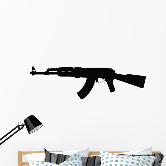 Ak-47 Assault Rifle Wall Decal