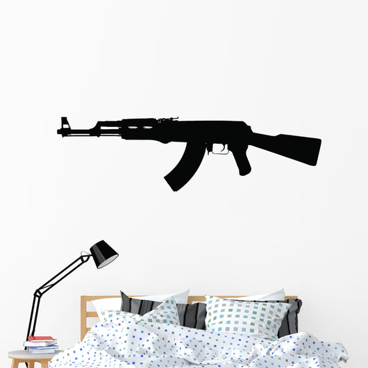 Ak-47 Assault Rifle Wall Decal