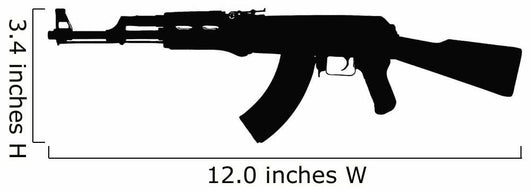 Ak-47 Assault Rifle Wall Decal