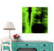 Green Desktop Wall Decal