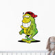 Cartoon Froggy Standing up Wall Decal
