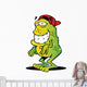 Cartoon Froggy Standing up Wall Decal