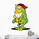 Cartoon Froggy Standing up Wall Decal