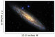 Sculptor Galaxy Wall Decal Design 1