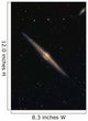 Ngc 4565 Is Edge-on Wall Decal