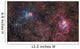 Star Forming Region Constellation Wall Decal Design 2