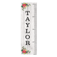 Custom Name Shiplap Growth Chart Wall Decal