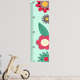 Floral Growth Chart Wall Decal