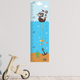 Cartoon Pirate Ship Growth Chart Wall Decal