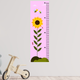 Sunflower Growth Chart Wall Decal