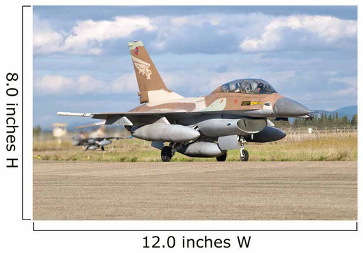 F-16b Netz Israeli Air Wall Decal Design 1