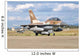 F-16b Netz Israeli Air Wall Decal Design 1