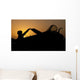 Silhouette Ea-6b Prowler Sunrise Wall Decal