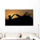 Silhouette Ea-6b Prowler Sunrise Wall Decal