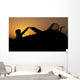 Silhouette Ea-6b Prowler Sunrise Wall Decal