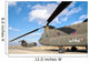 Italian Army Ch-47c Chinook Wall Decal Design 2