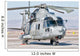 Italian Navy Eh101 Helicopter Wall Decal Design 1