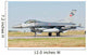 F-16c Block 50 Turkish Wall Decal