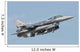 Turkish-built F-16 Flight Izmir Wall Decal