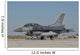 F-16b Turkish Air Force Wall Decal Design 2