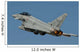 Eurofighter F-2000 Italian Air Wall Decal Design 1