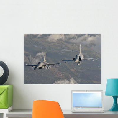 Brazilian Air Force Mirage Wall Decal Design 8 shown on a wall