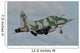 Brazilian Air Force F-5 Wall Decal Design 10