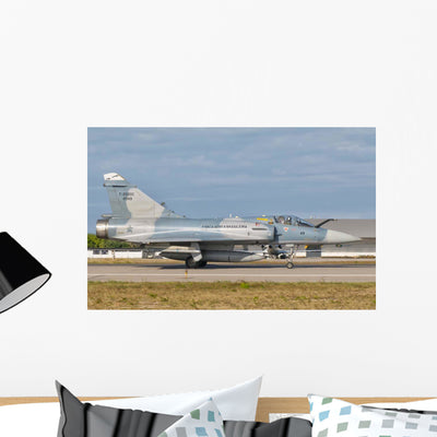 Brazilian Air Force Mirage Wall Decal Design 6 shown on a wall
