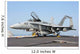 F A-18c Hornet Flight Wall Decal