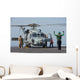 Mh-60r Seahawk Embarked aboard Wall Decal Design 1