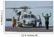 Mh-60r Seahawk Embarked aboard Wall Decal Design 1