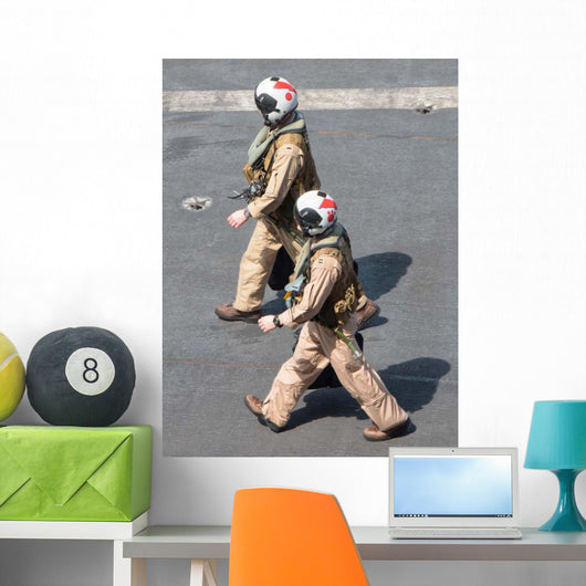 Us Navy Pilots Flight Wall Decal Design 1