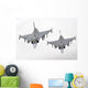 Pair Hungarian Air Force Wall Decal Design 6