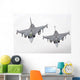 Pair Hungarian Air Force Wall Decal Design 6