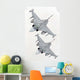 Pair Hungarian Air Force Wall Decal Design 4