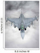 Hungarian Air Force Jas-39 Wall Decal Design 3