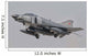 Turkish Air Force F-4 Wall Decal Design 20