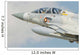 Close-up Nose Cone Qatar Wall Decal