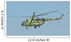 Bulgarian Air Force Mi-8 Wall Decal