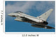 Italian Air Force Ef-2000 Wall Decal Design 1