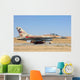 Israeli Air Force F-16 Wall Decal Design 1