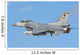 Turkish Air Force F-16 Wall Decal Design 5