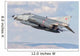 Turkish Air Force F-4 Wall Decal Design 1