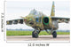 Ukrainian Air Force Su-25 Wall Decal Design 5