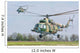 Ukrainian Army Mi-8 Helicopter Wall Decal Design 3
