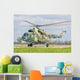 Ukrainian Army Mi-8 Helicopter Wall Decal Design 1