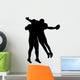 Football Players Wall Decal